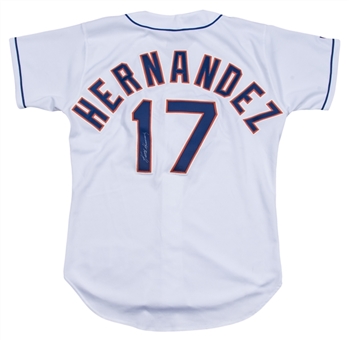 Keith Hernandez Signed New York Mets Replica Home Jersey (JSA)